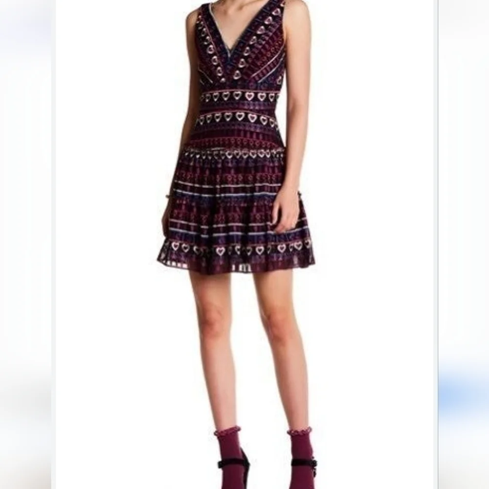 Anna Sui jubilant reunion a-line designer dress NWT SZ 6 - Picture 1 of 9